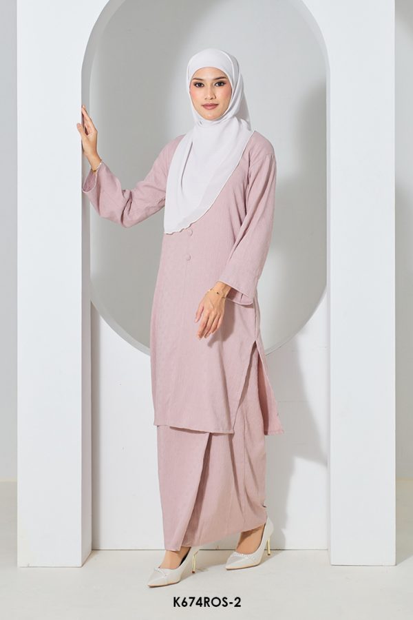 Rosie Kurung in Dusty Purple (K674ROS-2) - Image 3