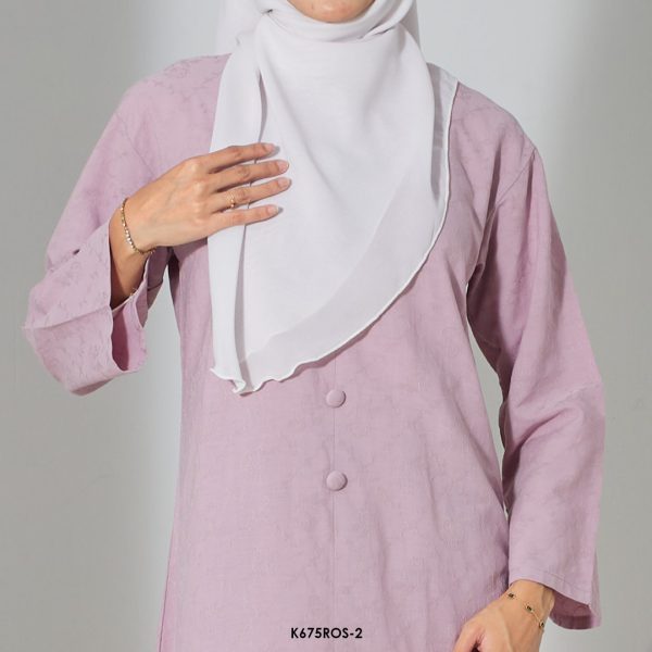 Rosie Kurung in Dusty Purple (K675ROS-2) - Image 2