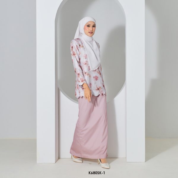 Sandra Kurung in Dusty Pink (K680SK-1) - Image 3