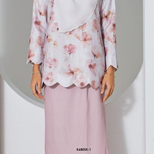 Sandra Kurung in Dusty Pink (K680SK-1) - Image 2