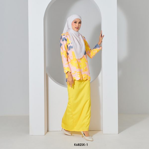 Sandra Kurung in Royal Yellow (K682SK-1) - Image 3