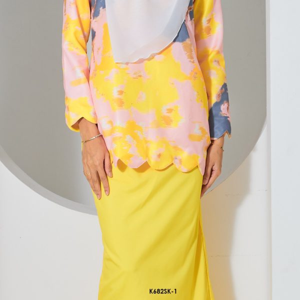 Sandra Kurung in Royal Yellow (K682SK-1) - Image 2