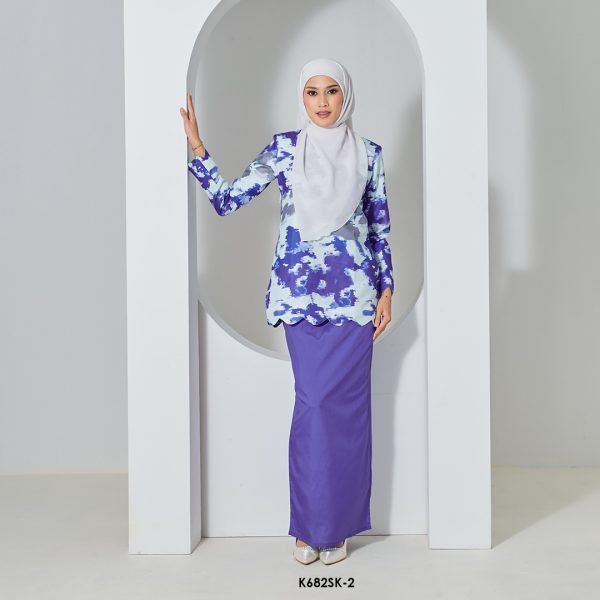 Sandra Kurung in Royal Purple (K682SK-2)