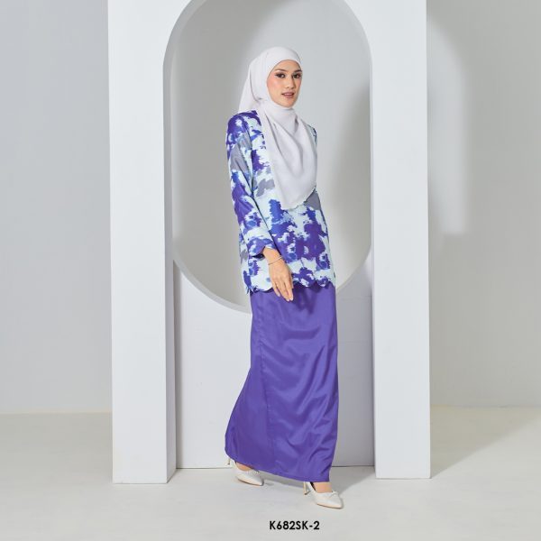 Sandra Kurung in Royal Purple (K682SK-2) - Image 3