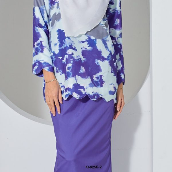 Sandra Kurung in Royal Purple (K682SK-2) - Image 2