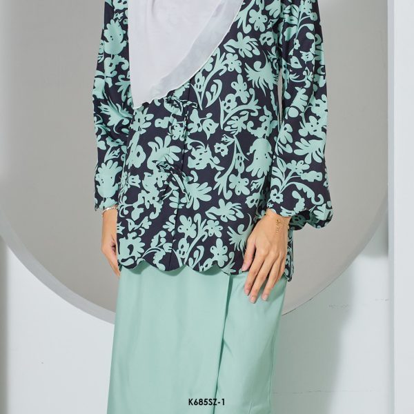 Suzy Kurung in Dusty Green (K685SZ-1) - Image 2