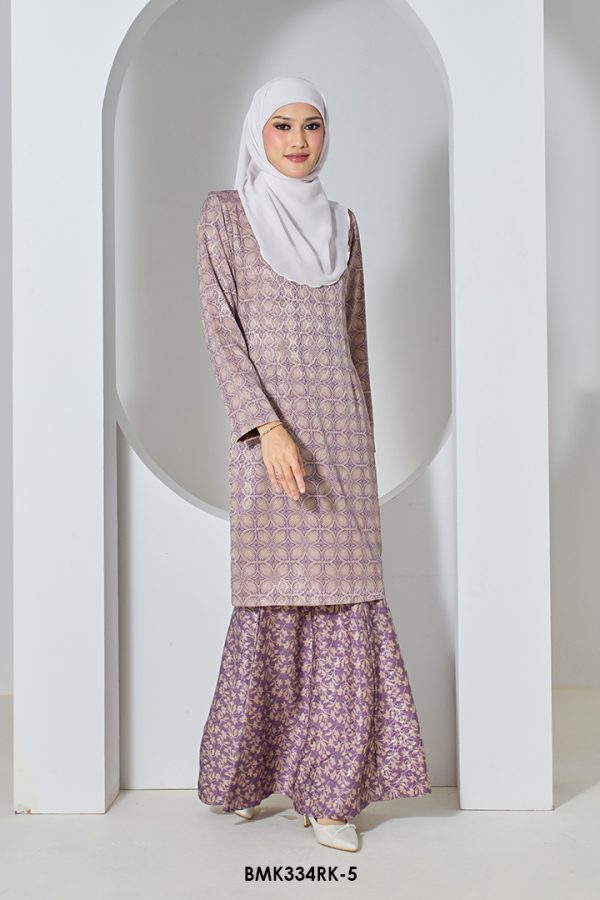 Rihanna Kurung in Iris Purple (BMK334RK-5) - Image 3