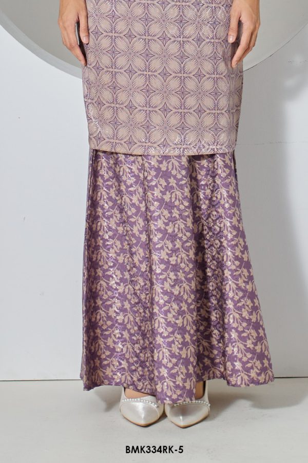 Rihanna Kurung in Iris Purple (BMK334RK-5) - Image 4