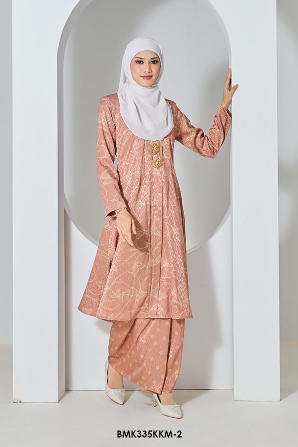 Kebarung Batiq Mia in Dusty Pink (BMK335KKM-2) - Image 3