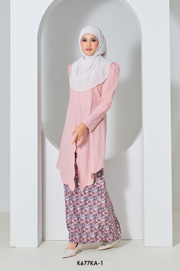 Kebaya Anggun in Light Salmon (K677KA-1) - Image 3