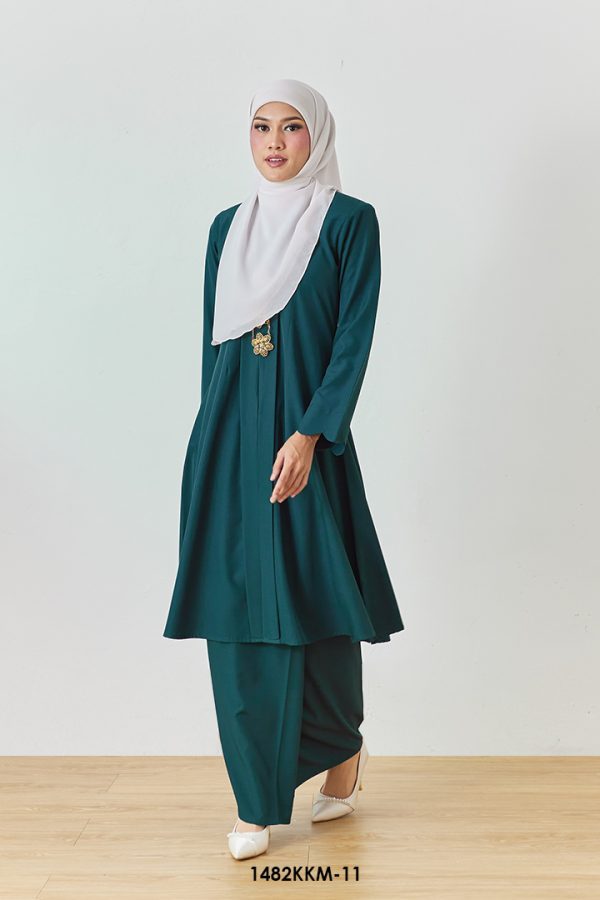 Kebarung Kalthom 2.0 Scallop in Dark Teal (1482KKM-11) - Image 3