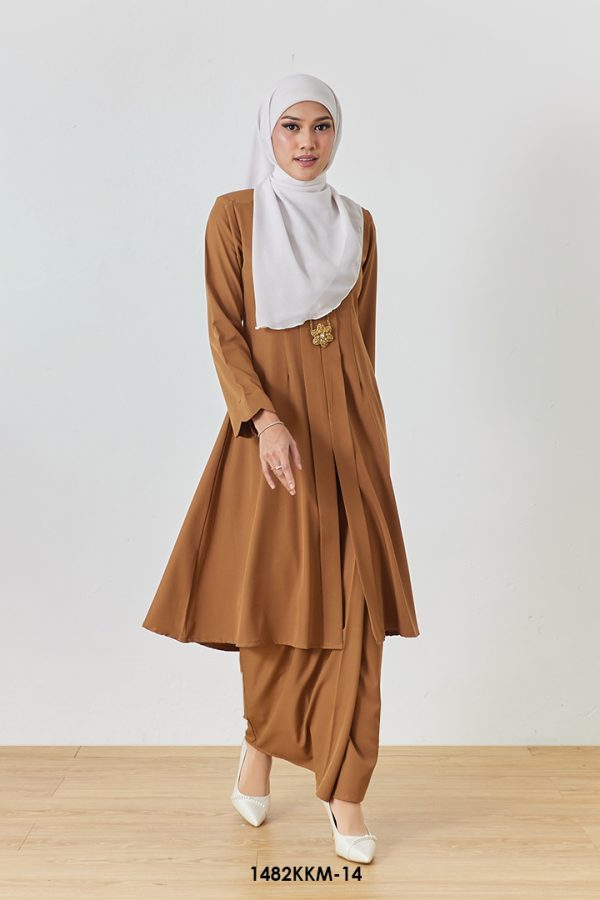 Kebarung Kalthom 2.0 Scallop in Brown Beige (1482KKM-14) - Image 3