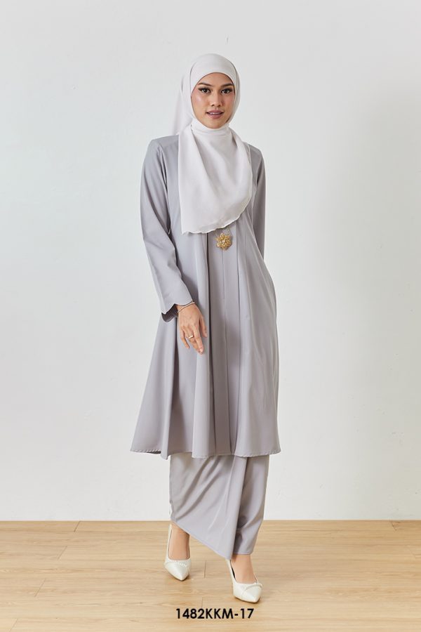 Kebarung Kalthom 2.0 Scallop in Grey (1482KKM-17) - Image 3