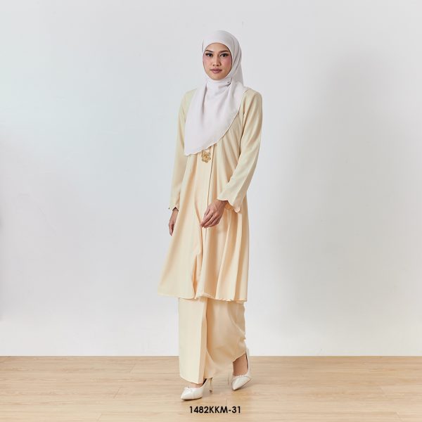 Kebarung Kalthom 2.0 Scallop in Soft Yellow (1482KKM-31) - Image 3