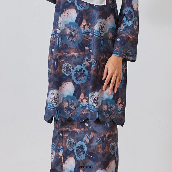 Ellen Kurung in Dark Grey (3801EK-1) - Image 4