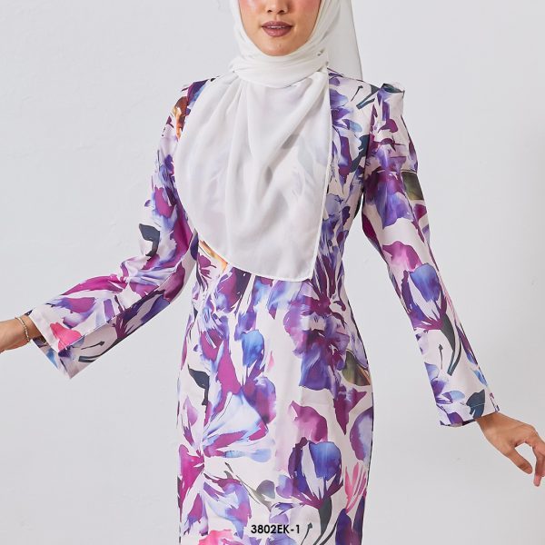 Ellen Kurung in Purple (3802EK-1) - Image 2