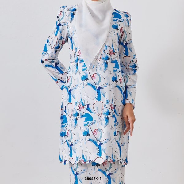 Ellen Kurung in Denim Blue (3804EK-1) - Image 2