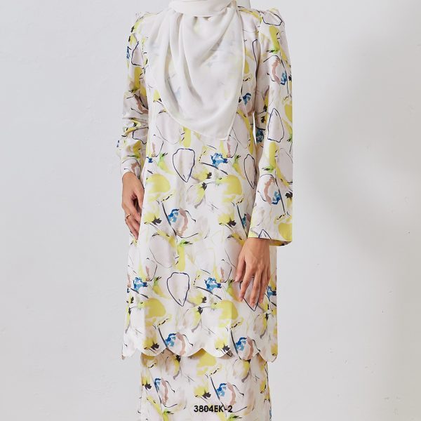 Ellen Kurung in Yellow (3804EK-2) - Image 2