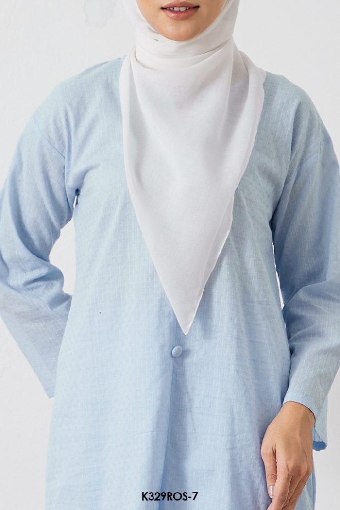 Rosie Kurung in Pastel Blue (K329ROS-7)