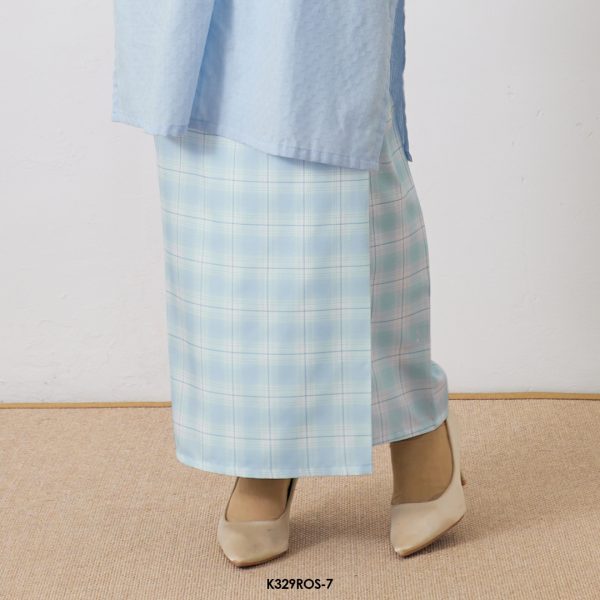 Rosie Kurung in Pastel Blue (K329ROS-7) - Image 4