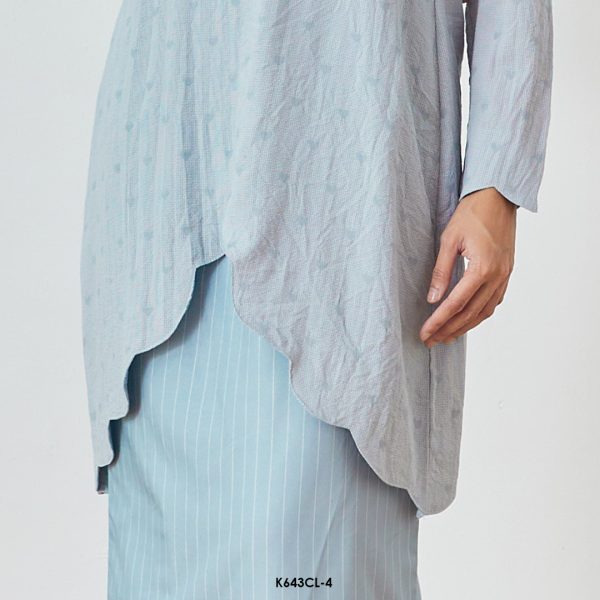 Callie Kurung 2.0 Puff in Pastel Blue (K643CL-4) - Image 2