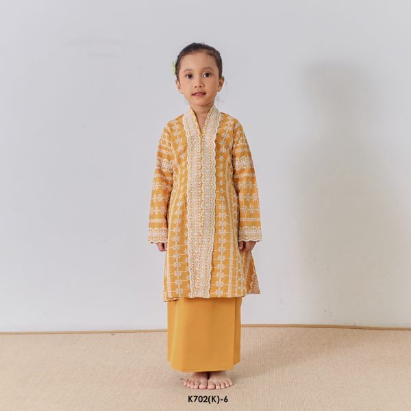 Kebarung Kalthom Sulam Kids in Gold (K702(K)-6)