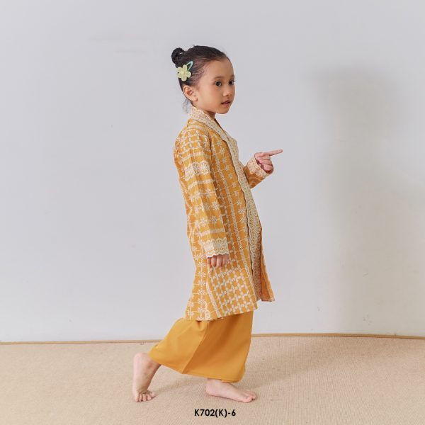 Kebarung Kalthom Sulam Kids in Gold (K702(K)-6) - Image 2