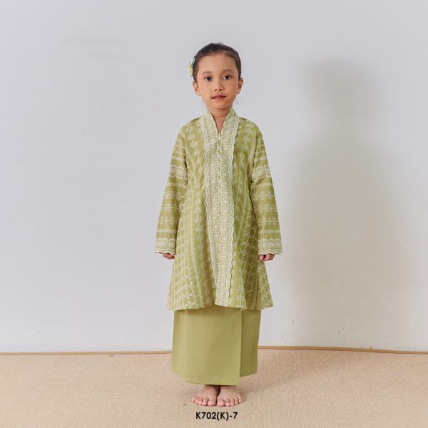 Kebarung Kalthom Sulam Kids in Pear (K702(K)-7)