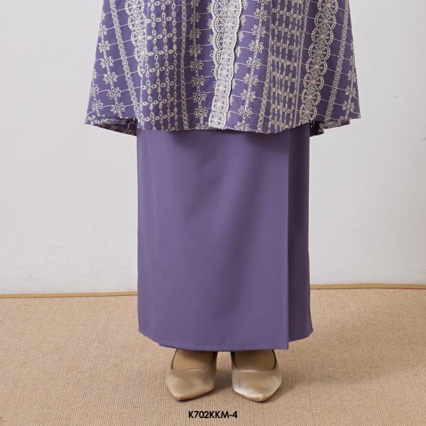 Kebarung Kalthom Sulam in Dusty Purple (K702KKM-4) - Image 3