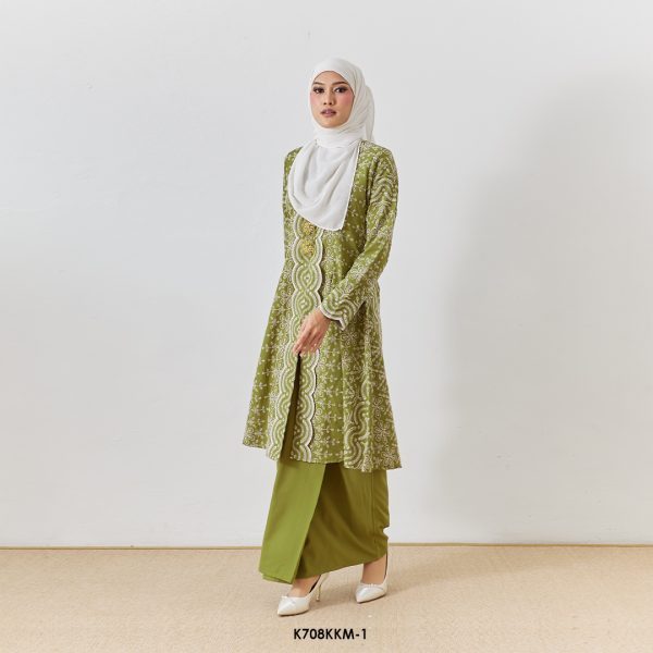 Kebarung Kalthom Sulam in Olive (K708KKM-1) - Image 3