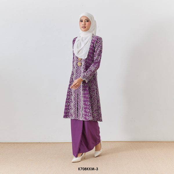 Kebarung Kalthom Sulam in Purple (K708KKM-3)