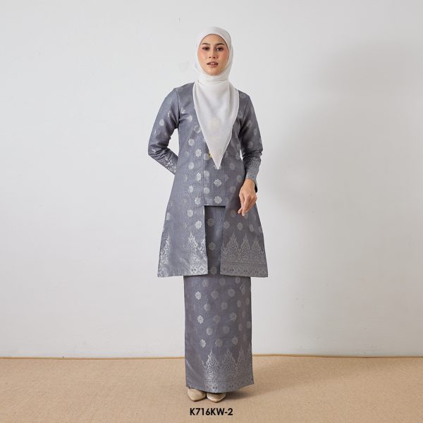 Kebaya Wilda in Gray (K716KW-2)