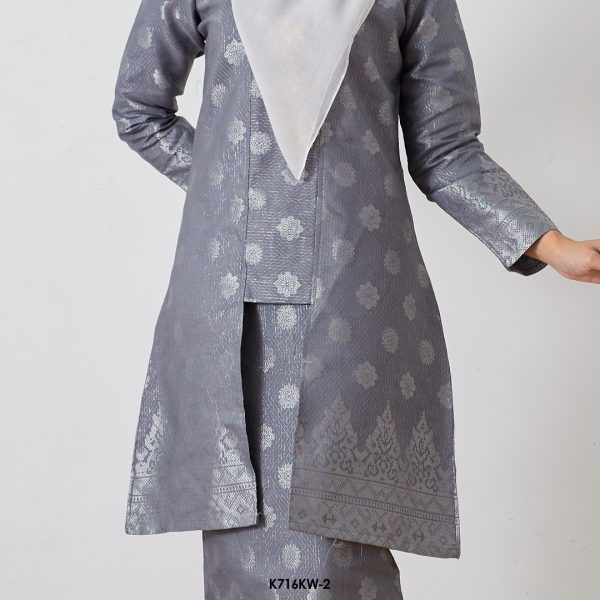 Kebaya Wilda in Gray (K716KW-2) - Image 2