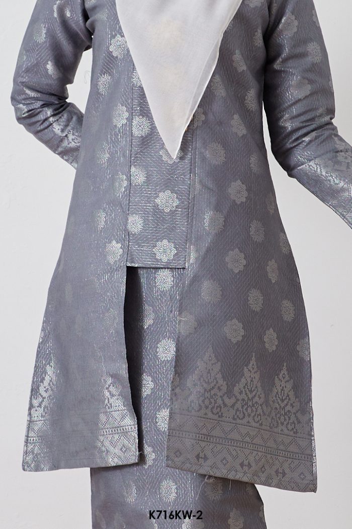 Kebaya Wilda in Gray (K716KW-2)