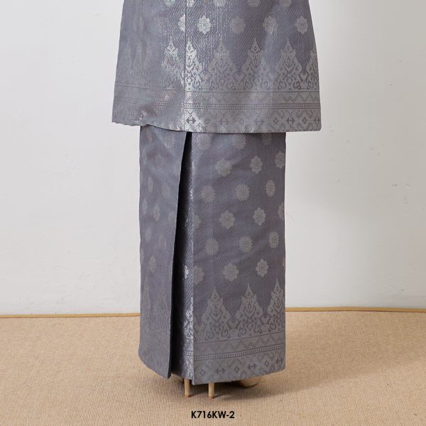 Kebaya Wilda in Gray (K716KW-2) - Image 4