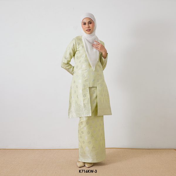 Kebaya Wilda in Soft Yellow (K716KW-3)