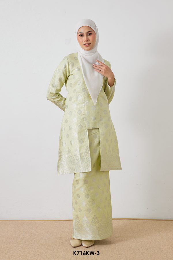 Kebaya Wilda in Soft Yellow (K716KW-3)