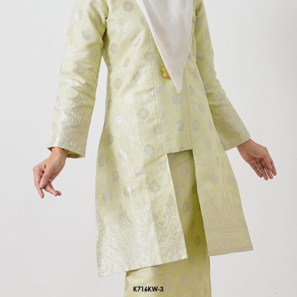 Kebaya Wilda in Soft Yellow (K716KW-3) - Image 2