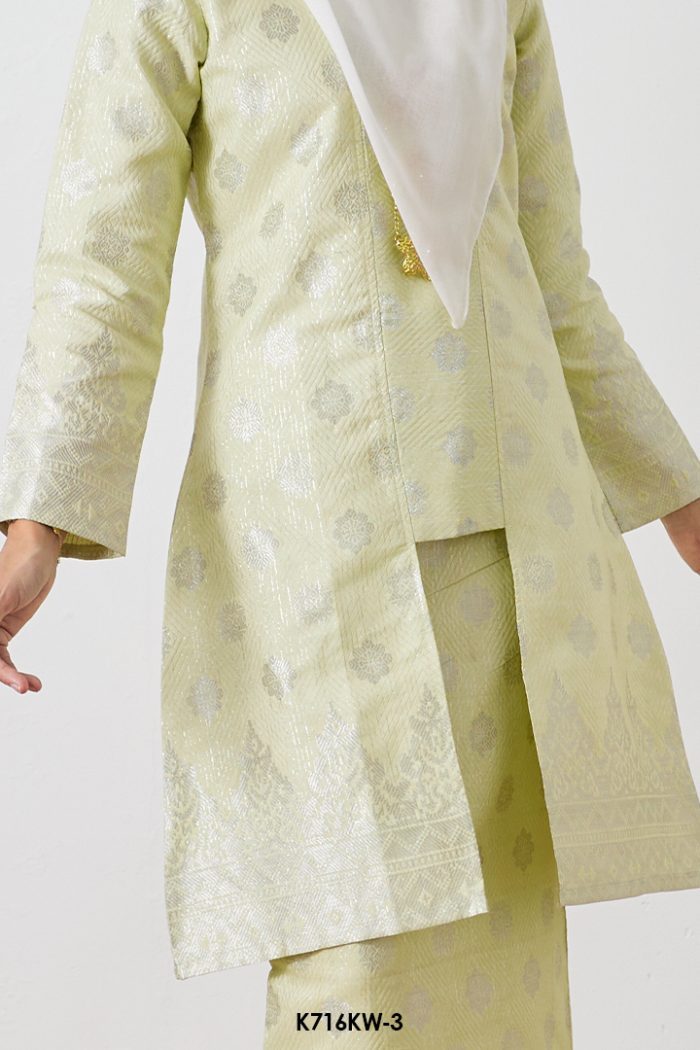 Kebaya Wilda in Soft Yellow (K716KW-3)