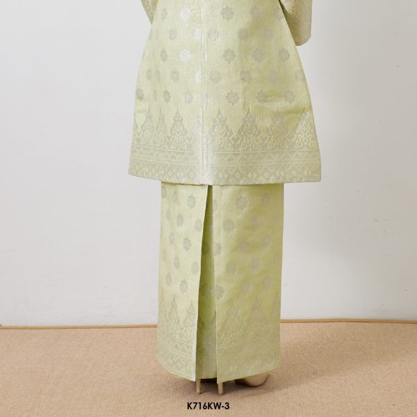 Kebaya Wilda in Soft Yellow (K716KW-3) - Image 4