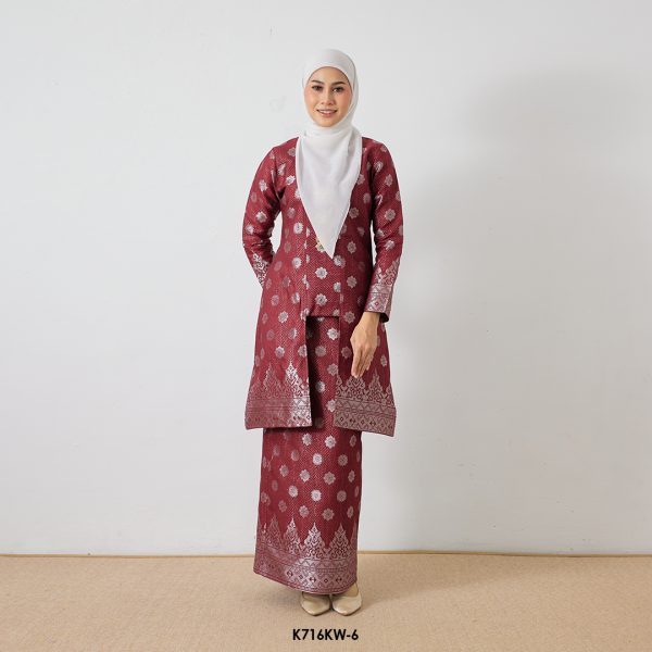 Kebaya Wilda in Maroon (K716KW-6)