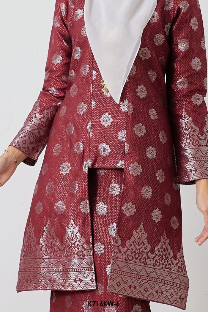 Kebaya Wilda in Maroon (K716KW-6)