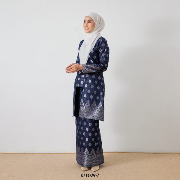 Kebaya Wilda in Blue (K716KW-7) - Image 3