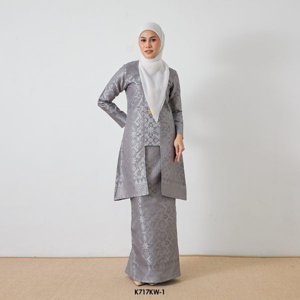 Kebaya Wilda in Gray (K717KW-1)