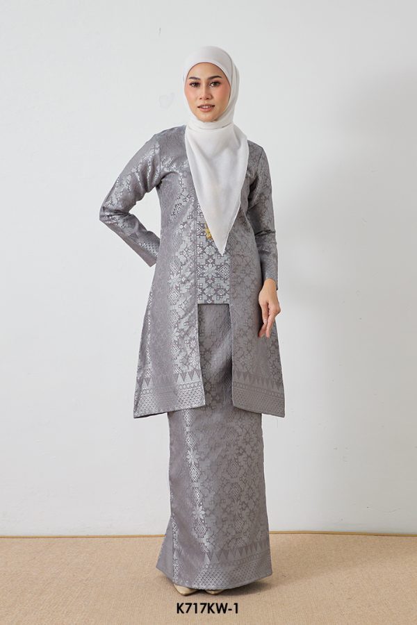 Kebaya Wilda in Gray (K717KW-1)