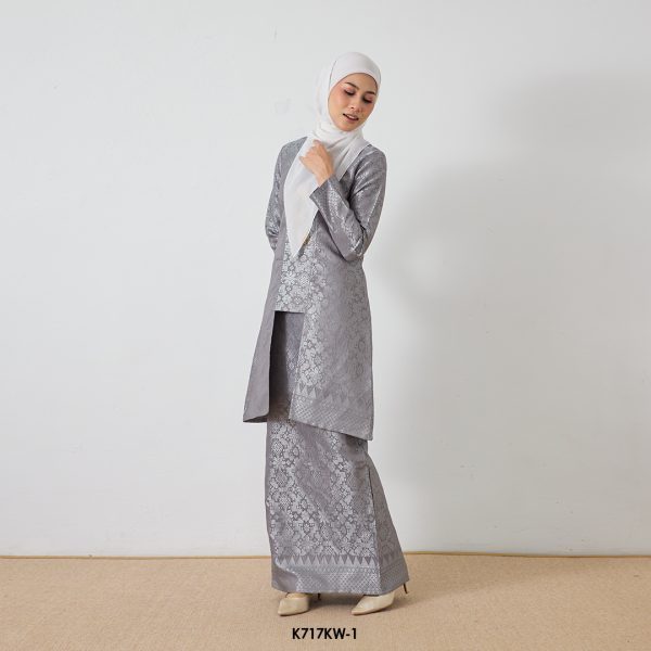 Kebaya Wilda in Gray (K717KW-1) - Image 3