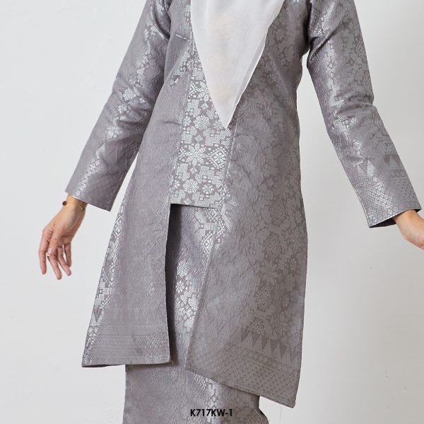 Kebaya Wilda in Gray (K717KW-1) - Image 2