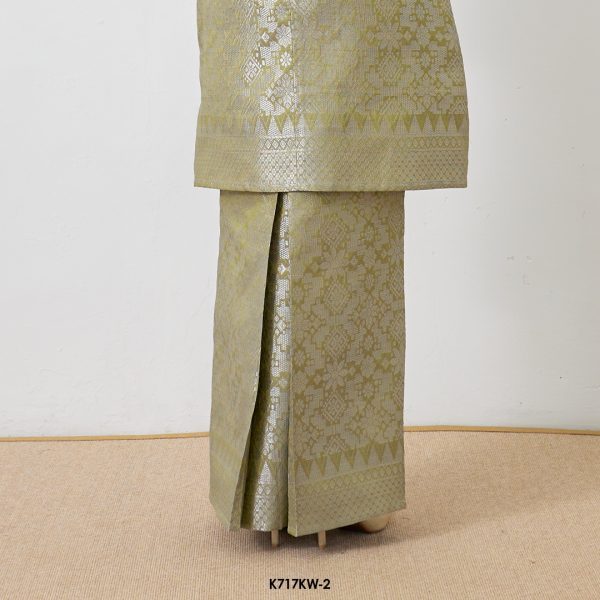 Kebaya Wilda in Olive (K717KW-2) - Image 4