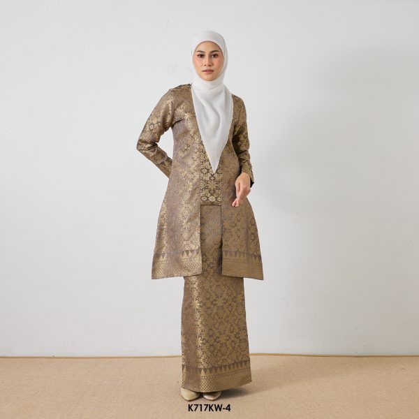 Kebaya Wilda in Wood Brown (K717KW-4)