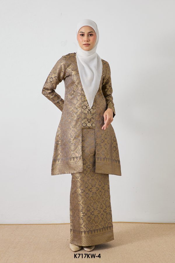 Kebaya Wilda in Wood Brown (K717KW-4)